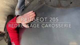 Peugeot 205  Redressage Carrosserie [upl. by Zobe720]