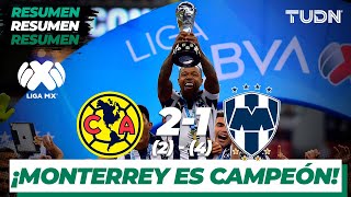 Resumen y goles  America 2 2  4 1 Monterrey  Final Vuelta  Liga MX AP 19  TUDN [upl. by Yorztif]