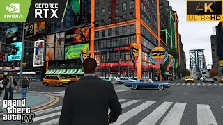 4K GTA4 The Best Realistic Ultra Modded Beautiful NextGen Graphics  Grand Theft Auto IV Remastered [upl. by Ingra]