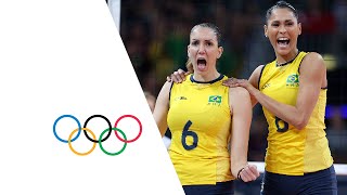 Womens Volleyball Pool B  BRA v TUR  London 2012 Olympics [upl. by Apthorp]