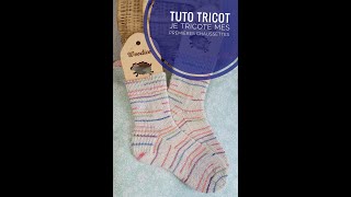 Tuto tricot  Je tricote mes premières chaussettes Tutoriel complet en pas à pas [upl. by Tartaglia]