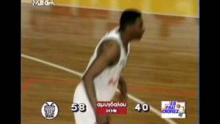 PAOK BASKET Cliff Levingston ferocious dunk [upl. by Gnek]