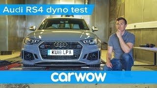 Audi RS4 dyno test  how much power does it actually have  Mat Vlogs [upl. by Eleonora]