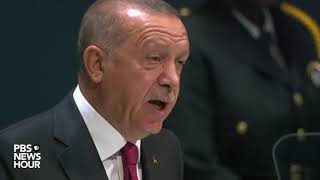 WATCH Turkey President Recep Tayyip Erdoğans full speech to the UN General Assembly [upl. by Ivzt171]