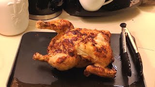 NINJA AIRFRYER FULL ROAST CHICKEN TASTE TEST [upl. by Duhl379]