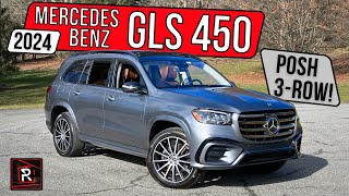 The 2024 MercedesBenz GLS 450 4Matic Is A Posh amp Pricey Luxury Family SUV [upl. by Lleval]