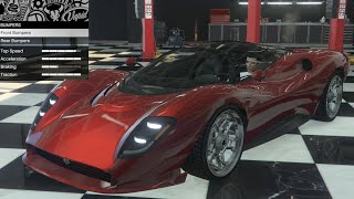 GTA 5  DLC Vehicle Customization  Lampadati Tigon De Tomaso P72 and Review [upl. by Queston312]