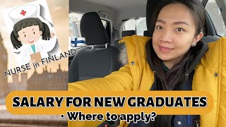 New Nurse Graduate Salary • Where to Apply for Nursing Jobs • Life in Finland [upl. by Madelaine]