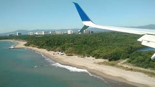 Boeing 737 MAX landing at Puerto Vallarta airport Mexico [upl. by Carmel]