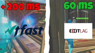 How to get lower ping in fortnite  Exitlag VS Wtfast  Which one lowers ping more [upl. by Ilarin317]