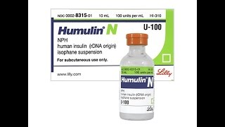 Humulin N 100 [upl. by Atteroc]