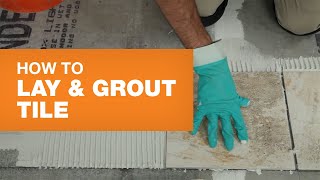 Tile Installation How to Lay amp Grout Tile [upl. by Adnaerb728]