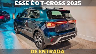 AVALIAÇÃO NOVO TCROSS 2025 200 TSI EM DETALHES [upl. by Noived]