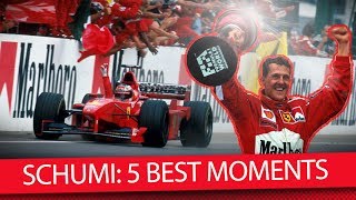 Michael Schumacher Seine 5 besten F1Momente  Formel 1 News [upl. by Haela]