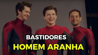 Homem Aranha por trás das câmeras  sem Volta Para Casa bastidores [upl. by Eseekram]