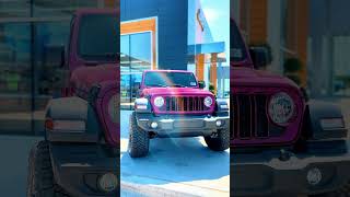 PINK Jeep Alert  New Wrangler Tuscadero [upl. by Sola]