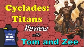 Cyclades Titans Review  with Tom vasel and Zee Garcia [upl. by Greggory]