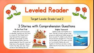 Reading for Grade 1 and Grade 2  Reading Comprehension  Learn English Through Stories Set 15 [upl. by Jerrome]