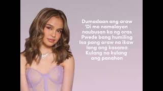 Isa Pang Araw  Zephanie Dimaranan Lyrics [upl. by Nus]