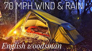 Wild camping in storm ciara horrendous wind amp rain  using oex phoxx ll tent and more oex equipment [upl. by Nortal]