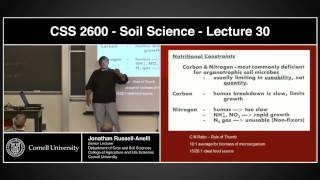 PLSCS 2600  30  Soil Ecology II – what they are amp where they are [upl. by Diannne]