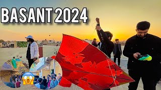 🪁BIGGEST BASANT OF RAWALPINDI 2024😱  POLICE KI RAID HOGAI 🚨👮‍♂️ [upl. by Ciapas]