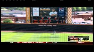 Christin Stewart Home Run vs No 17 Ole Miss 8th Inning  42113 [upl. by Kauffman]