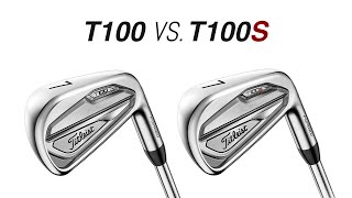 Titleist T100 vs T100s Irons [upl. by Lonna324]