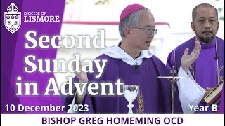 Catholic Mass Today Second Sunday in Advent 10 December 2023 Bishop Greg Homeming Lismore Australia [upl. by Arhaz975]