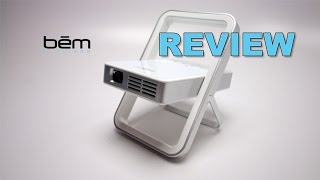 Bem Wireless Kickstand MICRO Projector REVIEW [upl. by Ninerb]