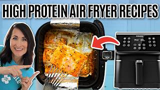 5 Healthy HIGH PROTEIN AIR FRYER Recipes [upl. by Tam]