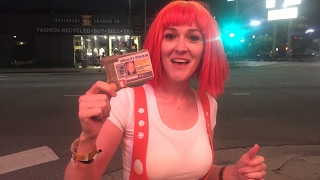 Leeloo Cosplay  The Fifth Element screening [upl. by Euginomod]