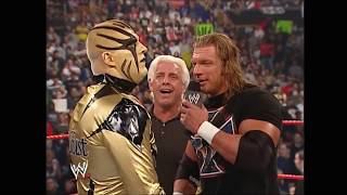 Goldust HHH Ric Flair Funniest Raw Moment 3172003 [upl. by Hephzipah]