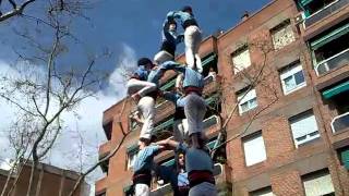 Castellers del Poble Sec  Insan Kulesi Festivali Kule Yıkılıyor [upl. by Steffen665]