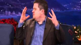 Patton Oswalt on Drums  Conan O Brien 12202011 [upl. by Celtic]