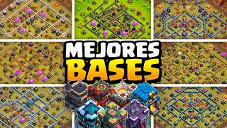 Las Mejores Bases para cada nivel de Ayuntamiento 🔝 Clash of Clans [upl. by Tempa]