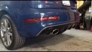 Audi QRS3 Decat DownPipe sound [upl. by Jeffrey237]