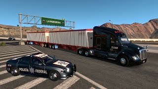 Kenworth T680 ALCA con Full de Tolvas Graneleras Banens  De Mexicali a Ensenada Baja California [upl. by Gerson]