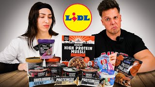 PRODUTOS FITNESS DO LIDL  🍪 PROVAMOS A BARRITA MAIS FAMOSA DE TODAS [upl. by Asena]