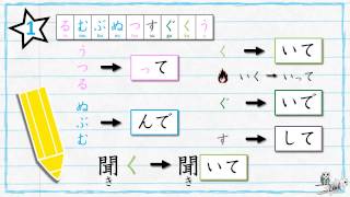 Learn Japanese verb conjugation TE form て形 [upl. by Aidnac]