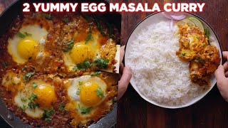 2 Yummy Egg Masala Curry For Dinner [upl. by Calla800]