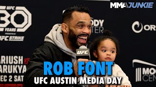 Rob Font Plans to Give Deiveson Figueiredo Rude Welcome to 135 But Wont Brawl  UFC Austin [upl. by Htenaj]