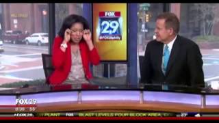 News Anchor Lose It Over Ryan Lochtes Hilarious Interview [upl. by Anorahs]