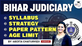 Bihar Judiciary Syllabus  Bihar Judiciary Preparation  Bihar Judicial Services Examination [upl. by Noyerb]