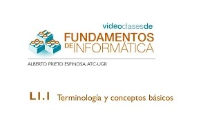 L1 1 Terminología y concepos básicos de Informática [upl. by Corny675]