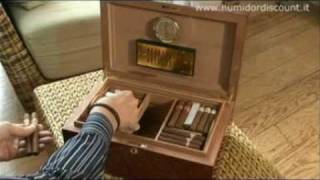 IT Umidificatore Adorini Sigari Contenitore Portasigari Guida Humidor Video [upl. by Elatia792]