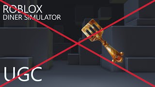 🚫HOW TO GET GOLDEN SPATULA OUT OF STOCK  FREE UGC  ROBLOX DINER SIMULATOR [upl. by Ashmead]