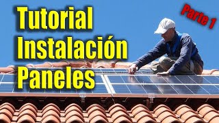 Montaje paneles solares en tejado Parte 1 [upl. by Roby]