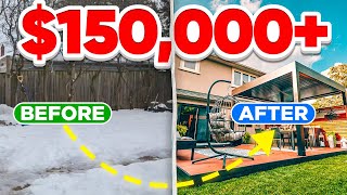 Extreme Backyard Makeover 150k [upl. by Jeroma]