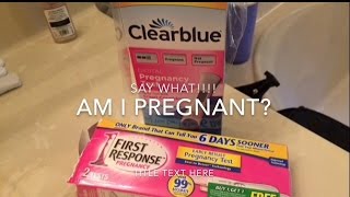 LIVE PREGNANCY TESTSAY WHAT [upl. by Nolyd306]